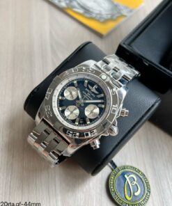 BREITLING CHRONOMAT 44MM PRATA PRETO