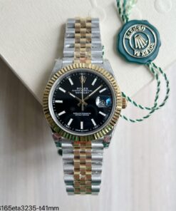 ROLEX DATEJUST JUBILEE 41MM PRATA DOURADO 126333