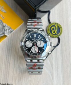 BREITLING CHRONOMAT 44MM PRATA PRETO
