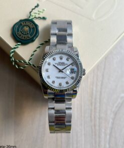 ROLEX DATEJUST 36MM BRANCO 126234