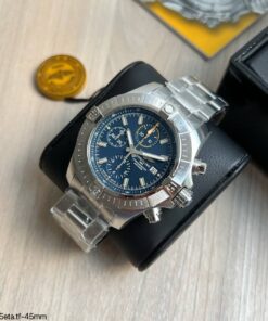 BREITLING AVENGER 45MM PRATA AZUL