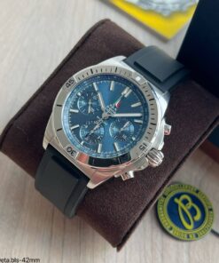 BREITLING CHRONOMAT BORRACHA 42MM AZUL