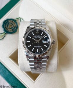 ROLEX DATEJUST 36MM PRETO 126234