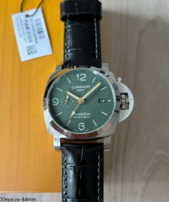 PANERAI LUMINOR GMT PRATA VERDE 44MM