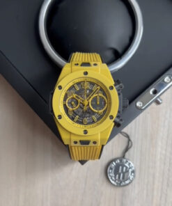 HUBLOT BIG BANG UNICO MAGIC CERÂMICA AMARELO 44MM