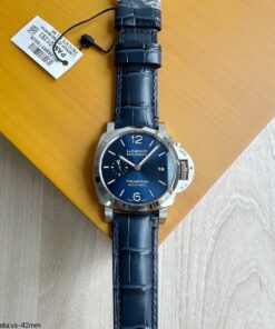 PANERAI LUMINOR MARINA PRATA AZUL 42MM