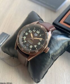 SUPER CLONE MÁQUINA ETA – TAG HEUER AUTAVIA COURO 42MM