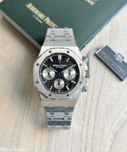 AUDEMARS PIGUET ROYAL OAK 41MM PRATA PRETO