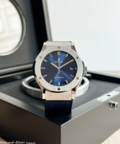 HUBLOT CLASSIC FUSION 45MM AZUL COURO