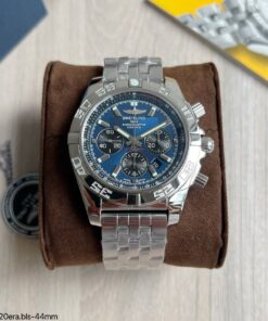 BREITLING CHRONOMAT 44MM PRATA AZUL