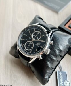 SUPER CLONE MÁQUINA ETA – TAG HEUER CARRERA CALIBRE 1887 COURO 43MMa