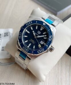 SUPER CLONE MÁQUINA ETA – TAG HEUER AQUARACER CALIBRE 5 AZUL 43MM
