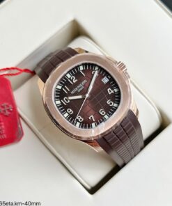 PATEK PHILIPPE AQUANAUT 40MM ROSE MARROM 5167R-001