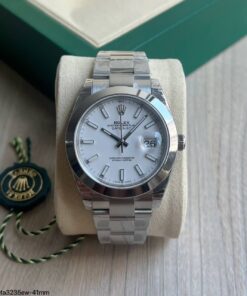 ROLEX DATEJUST BRANCO 41MM 126334