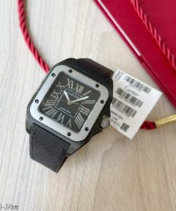 CARTIER SANTOS PRETO PVD NYLON 37MM