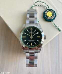 SUPER CLONE MÁQUINA ETA ROLEX MILGAUSS PRETO OYSTER 40MM