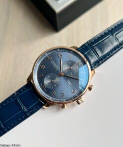 IWC PORTUGUESE CHRONOGRAPH ROSE AZUL 41MM