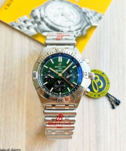 BREITLING CHRONOMAT 44MM PRATA VERDE