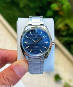 OMEGA SEAMASTER AQUA TERRA CO-AXIAL 41MM PRATA AZUL