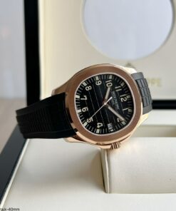 PATEK PHILIPPE AQUANAUT 40MM ROSE PRETO 5167R-001