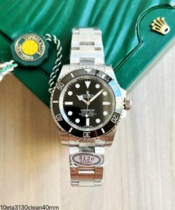 SUPER CLONE MÁQUINA ETA ROLEX SUBMARINER NO DATE 40MM