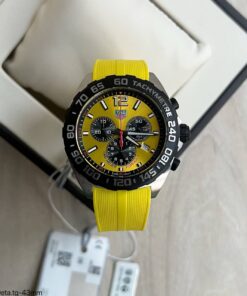 SUPER CLONE MÁQUINA ETA – TAG HEUER FORMULA 1 F1 AMARELO 43MM