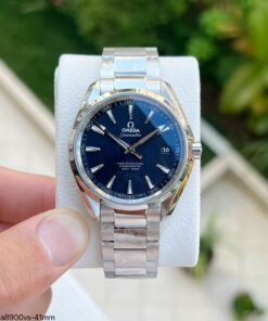 OMEGA SEAMASTER AQUA TERRA CO-AXIAL 41MM PRATA AZUL