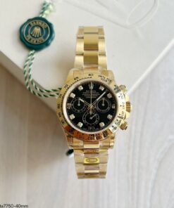 SUPER CLONE MAQUINA ETA ROLEX DAYTONA DOURADO EYE OF THE TIGER