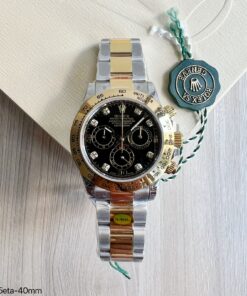 ROLEX DAYTONA PRATA DOURADO 40MM