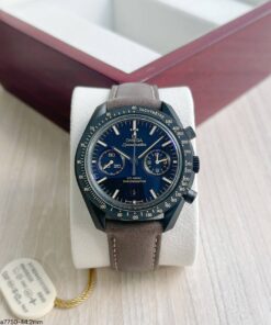 OMEGA SPEEDMASTER DATE 44MM PRETO COURO