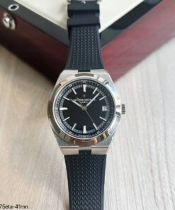 SUPER CLONE MÁQUINA ETA – VACHERON CONSTANTIN OVERSEAS PRATA 41MM