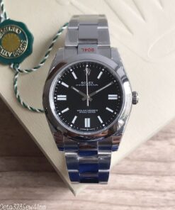 SUPER CLONE MÁQUINA ETA ROLEX OYSTER PERPETUAL PRETO 41MM