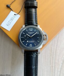 PANERAI LUMINOR GMT PRATA AZUL 42MM
