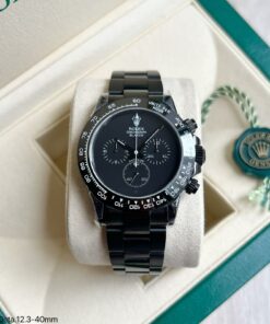 SUPER CLONE MAQUINA ETA - ROLEX DAYTONA BLAKEN PRETO 40MM
