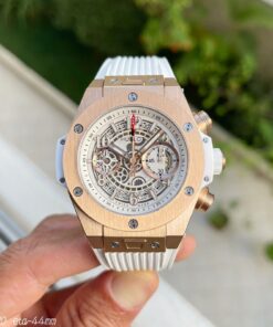 HUBLOT BIG BANG UNICO 44MM ROSE BRANCO