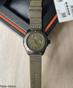 SUPER CLONE MÁQUINA ETA – TAG HEUER AQUARACER VERDE 43MM