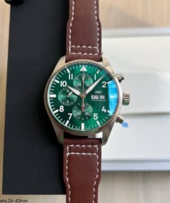 IWC PILOT PRATA VERDE 43MM