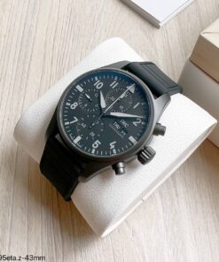 IWC PILOT  PRETO 43MM