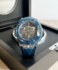 HUBLOT BIG BANG SANG BLUE II CERÂMICA AZUL 45MM