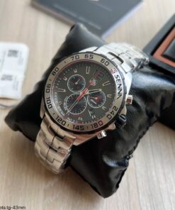 SUPER CLONE MÁQUINA ETA – TAG HEUER FORMULA 1 F1 SENNA CINZA 43MM