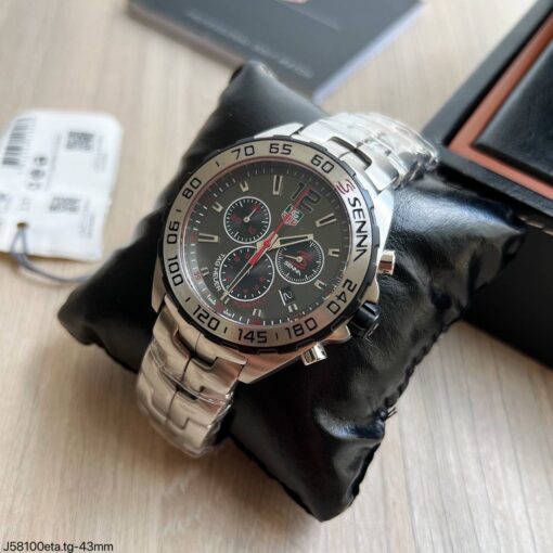 SUPER CLONE MÁQUINA ETA – TAG HEUER FORMULA 1 F1 SENNA CINZA 43MM