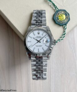 ROLEX DATEJUST BRANCO JUBILEE 41MM 126334