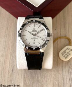 OMEGA CONSTELLATION 41MM PRATA COURO