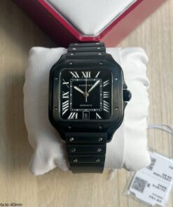 CARTIER SANTOS PRETO  40MM WSSA0039