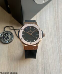 HUBLOT CLASSIC FUSION 38MM ROSE PRETO