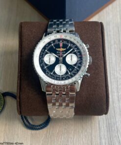 BREITLING NAVITIMER 42MM PRATA PRETO