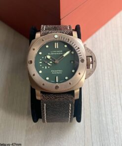 PANERAI LUMINOR SUBMERSIBLE ROSE VERDE 47MM