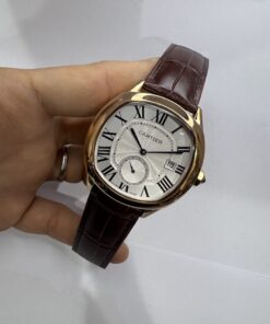 Réplica de Relógio Cartier Couro Automático