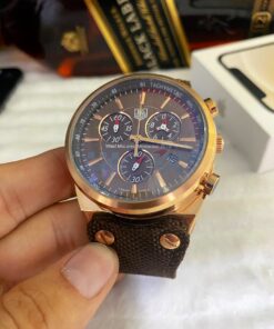 Réplica de Relógio Tag Heuer Couro (4Parafuso)