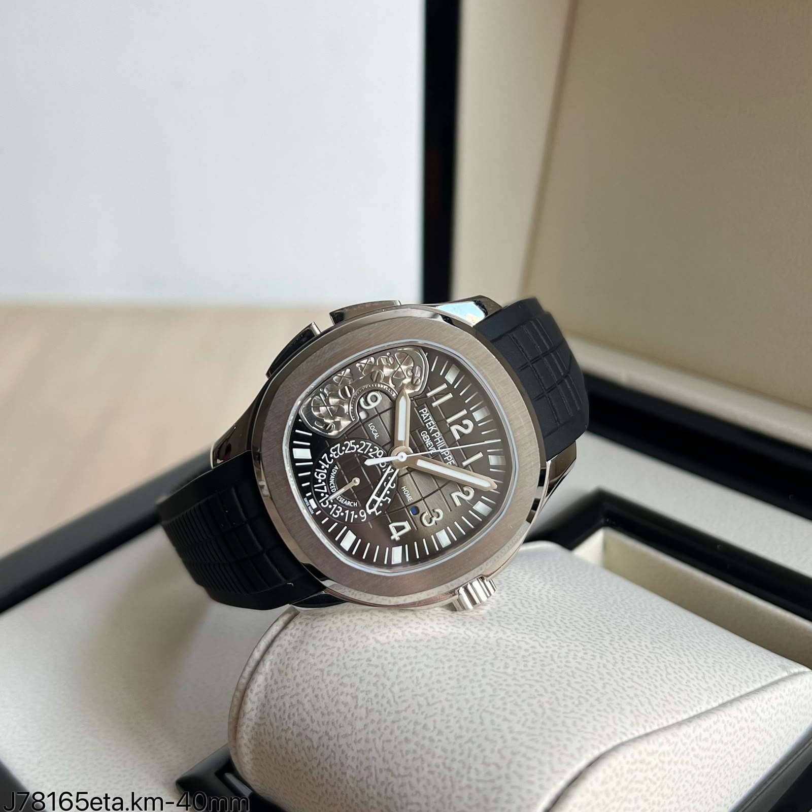 Super Clone Maquina ETA - Patek Philippe Aquanaut Travel Time